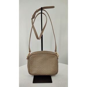 Quince Italian Leather Handwoven Crossbody Cream Bags